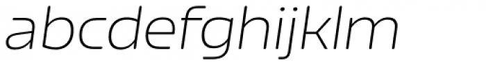 Nizzoli Rounded Extra Light Italic