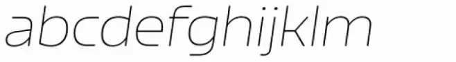 Nizzoli Rounded Thin Italic