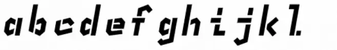NK Fracht Square Black Italic
