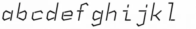 NK Fracht Square Light Italic