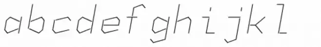 NK Fracht Square Thin Italic