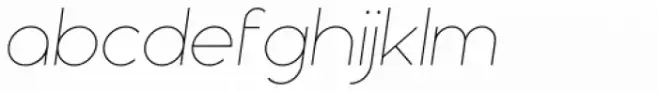 Nokio Sans Alt Extra Light Italic