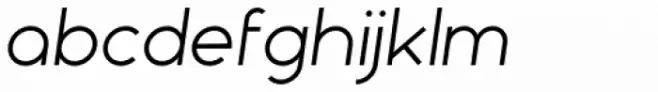 Nokio Sans Alt Regular Italic