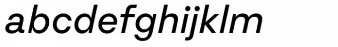 Nomos Sans Medium Italic