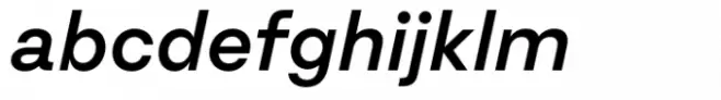 Nomos Sans Semi Bold Italic