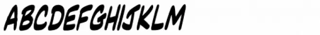 NorB Bop Bold Condensed Italic