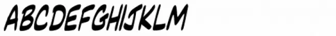 NorB Bop Condensed Italic