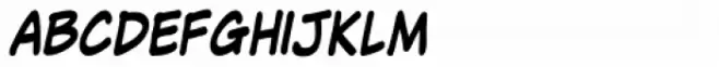 NorB Casual Bold Condensed Italic