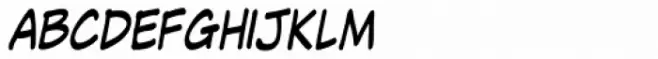 NorB Casual Condensed Italic