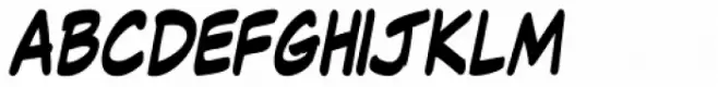 NorB Comic Bold Condensed Italic