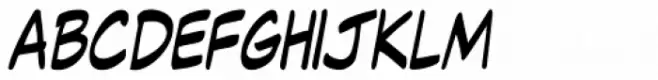 NorB Comic Condensed Italic