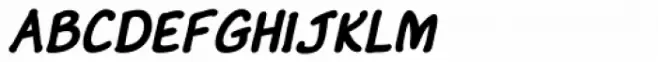 NorB Felt Tip Bold Italic
