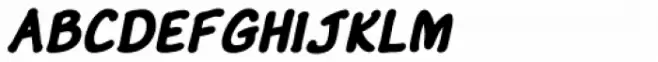 NorB Felt Tip Heavy Italic