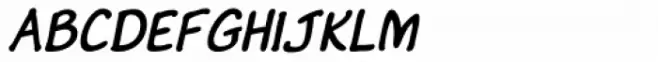 NorB Felt Tip Italic