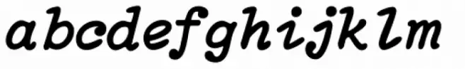 NorB TypeWriter Bold Italic