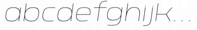Nordt Slim Thin Italic