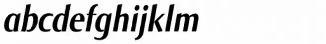 Norma Condensed Bold Italic