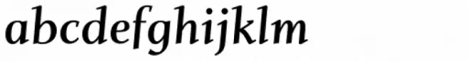 Nosta SemiBold Italic