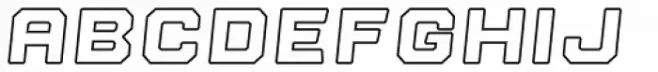 Nostromo Heavy Italic Outline
