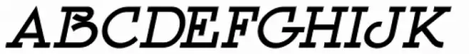 Nouveau Slab Serif Oblique JNL