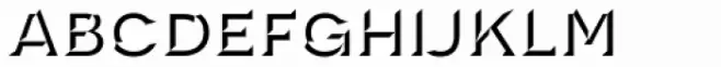 Novecento Carved Wide Demi Bold