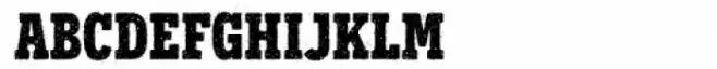 Novecento Slab Rough Condensed Bold