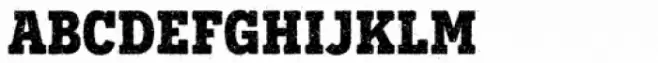 Novecento Slab Rough Narrow Bold