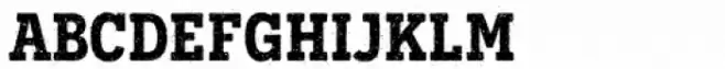 Novecento Slab Rough Narrow Demi Bold