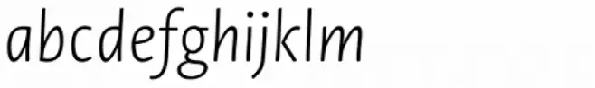 Novel Sans Rounded Italics Pro Extra Light Italic