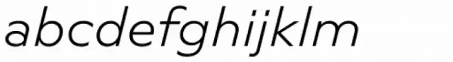 Novera Modern Light Italic
