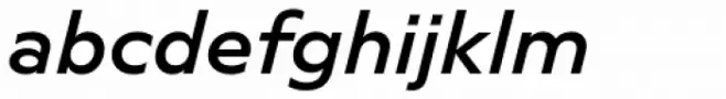 Novera Modern Semi Bold Italic