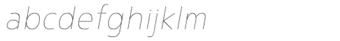 Noyh Slim Thin Italic