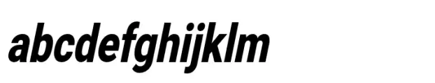 Nu Sans Black Semi Condensed Slanted