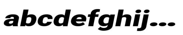 Nu Sans Black Semi Expanded Slanted