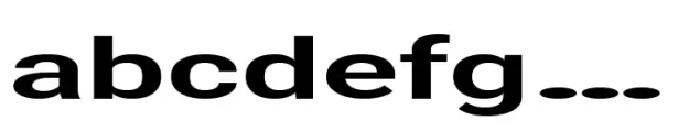 Nu Sans Bold Expanded