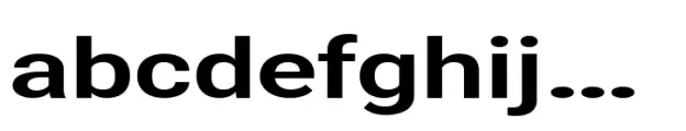 Nu Sans Bold Semi Expanded