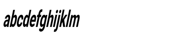 Nu Sans Extra Bold Condensed Slanted