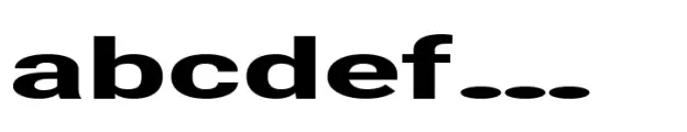 Nu Sans Extra Bold Expanded