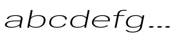 Nu Sans Extra Light Expanded Slanted