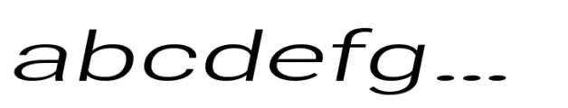 Nu Sans Light Expanded Slanted