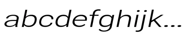 Nu Sans Light Semi Expanded Slanted