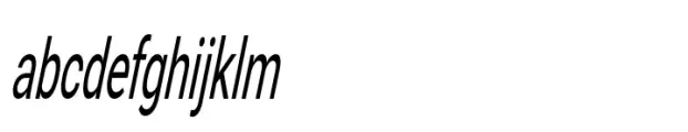 Nu Sans Medium Condensed Slanted