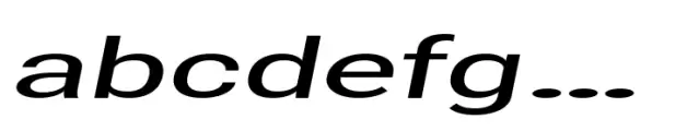 Nu Sans Medium Expanded Slanted