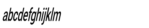 Nu Sans Semi Bold Condensed Slanted