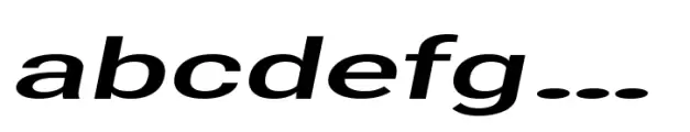 Nu Sans Semi Bold Expanded Slanted