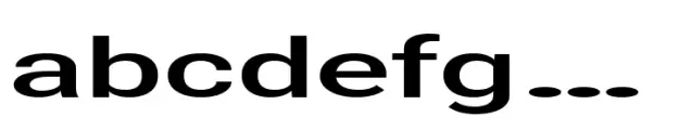 Nu Sans Semi Bold Expanded