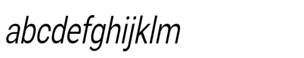 Nu Sans Semi Condensed Slanted