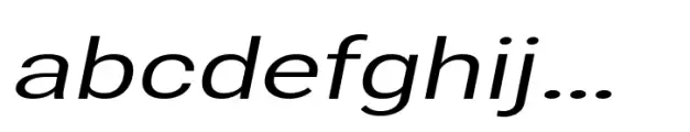 Nu Sans Semi Expanded Slanted