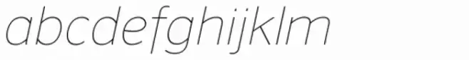 NuOrder Thin Italic