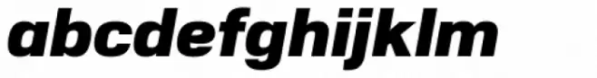 Nuber Black Italic